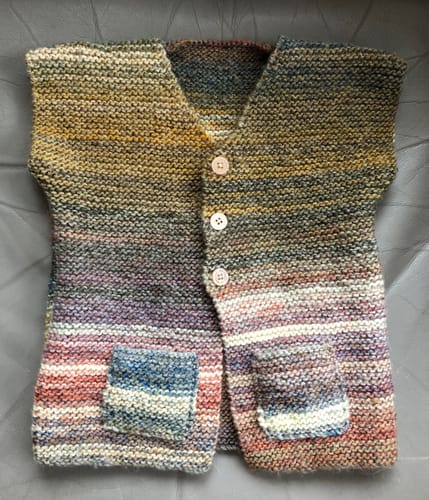 Customer photo review of Baby's First Hand Knit - Patons 9001