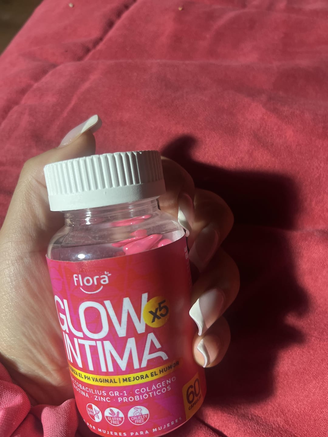 Customer photo review of Probióticos Íntimos para Candidiasis Recurrente, Flora y pH Vaginal