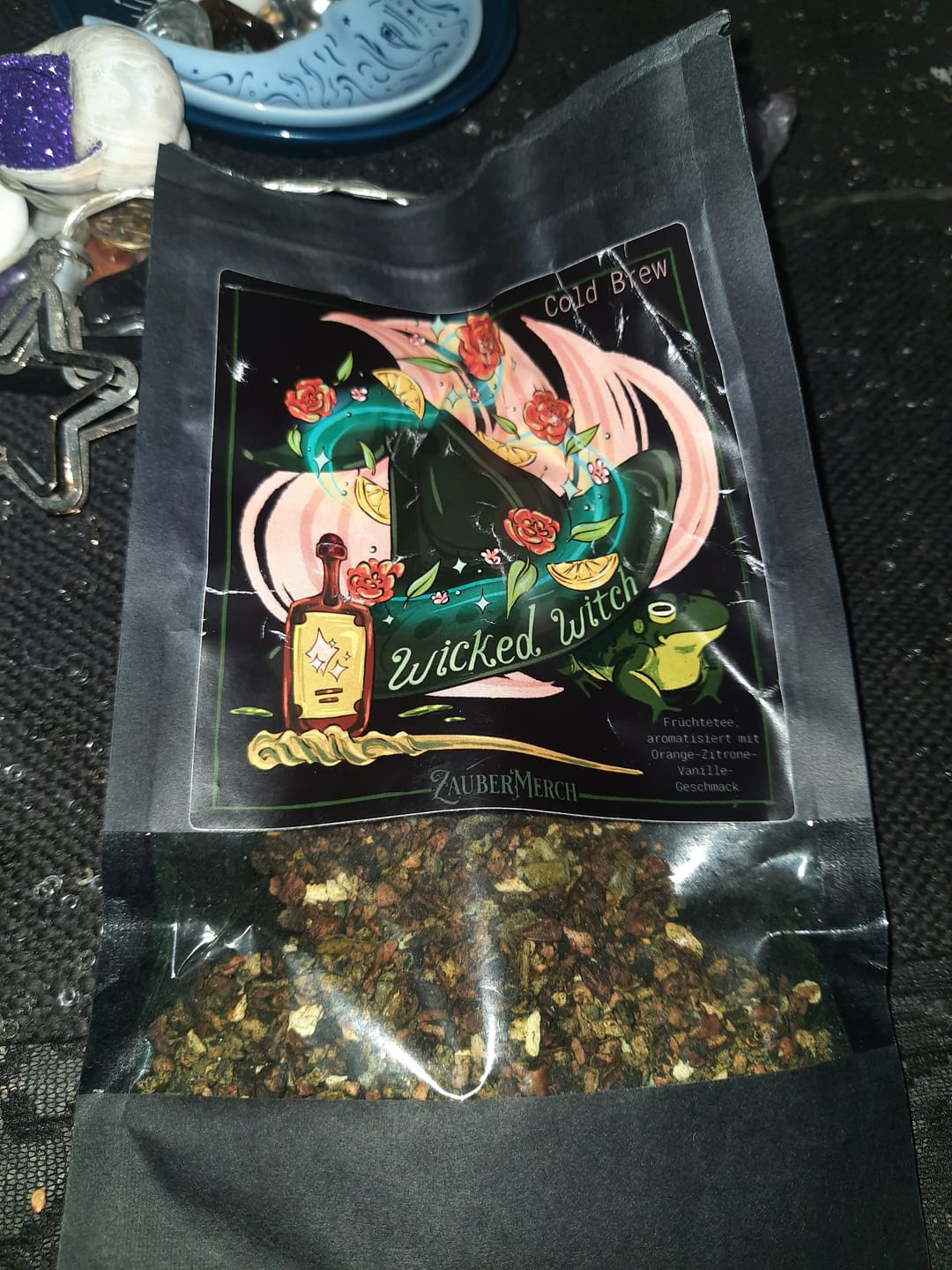 Customer photo review of Wicked Witch Cold Brew Tee – Orange Zitrone Vanille Eistee