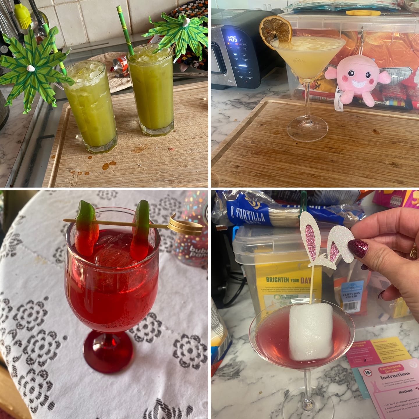 Customer photo review of Monthly Cocktail Subscription Box