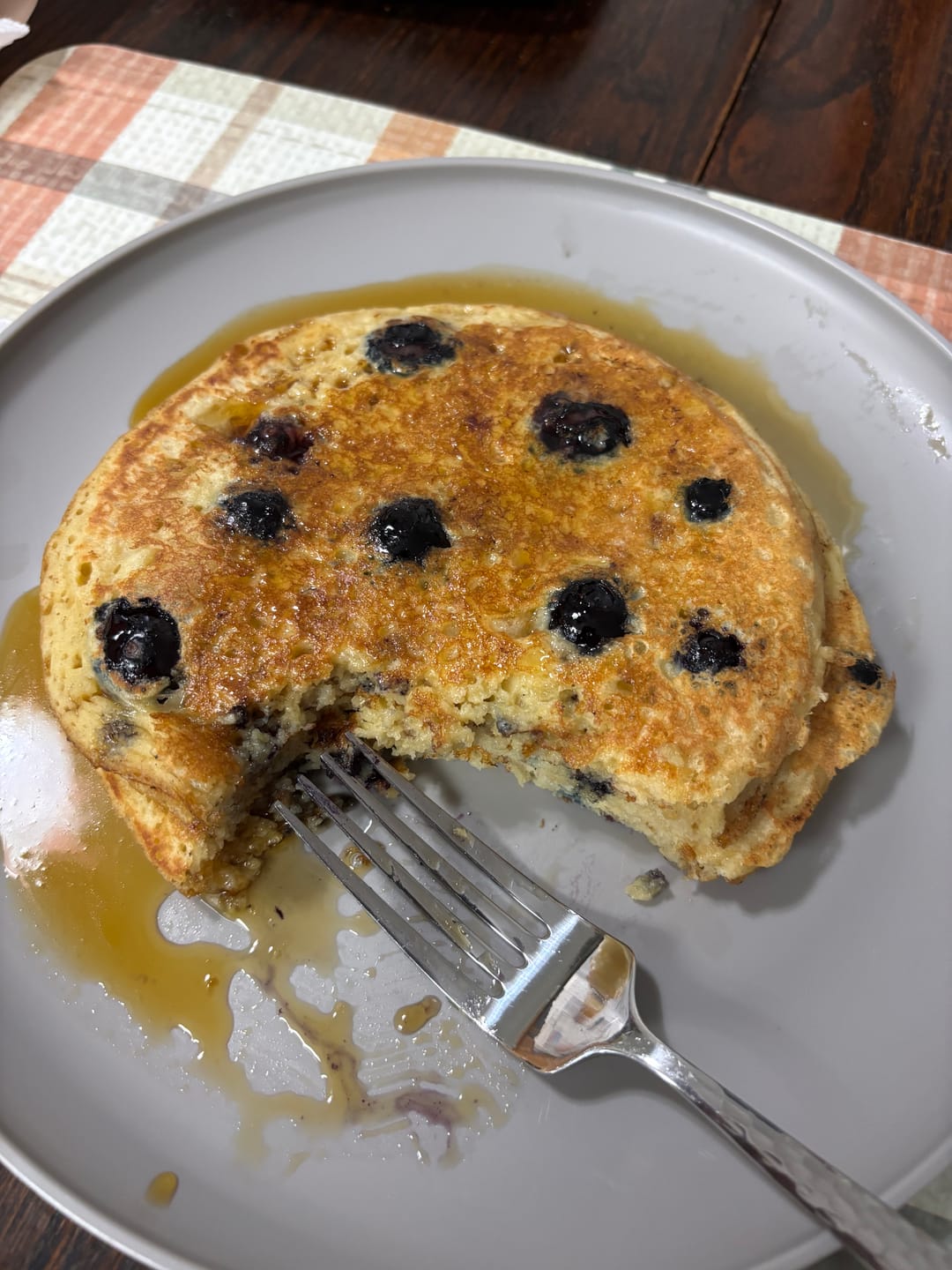 Customer photo review of Cousin T's 250th Anniversary Pancake & Syrup Bundle