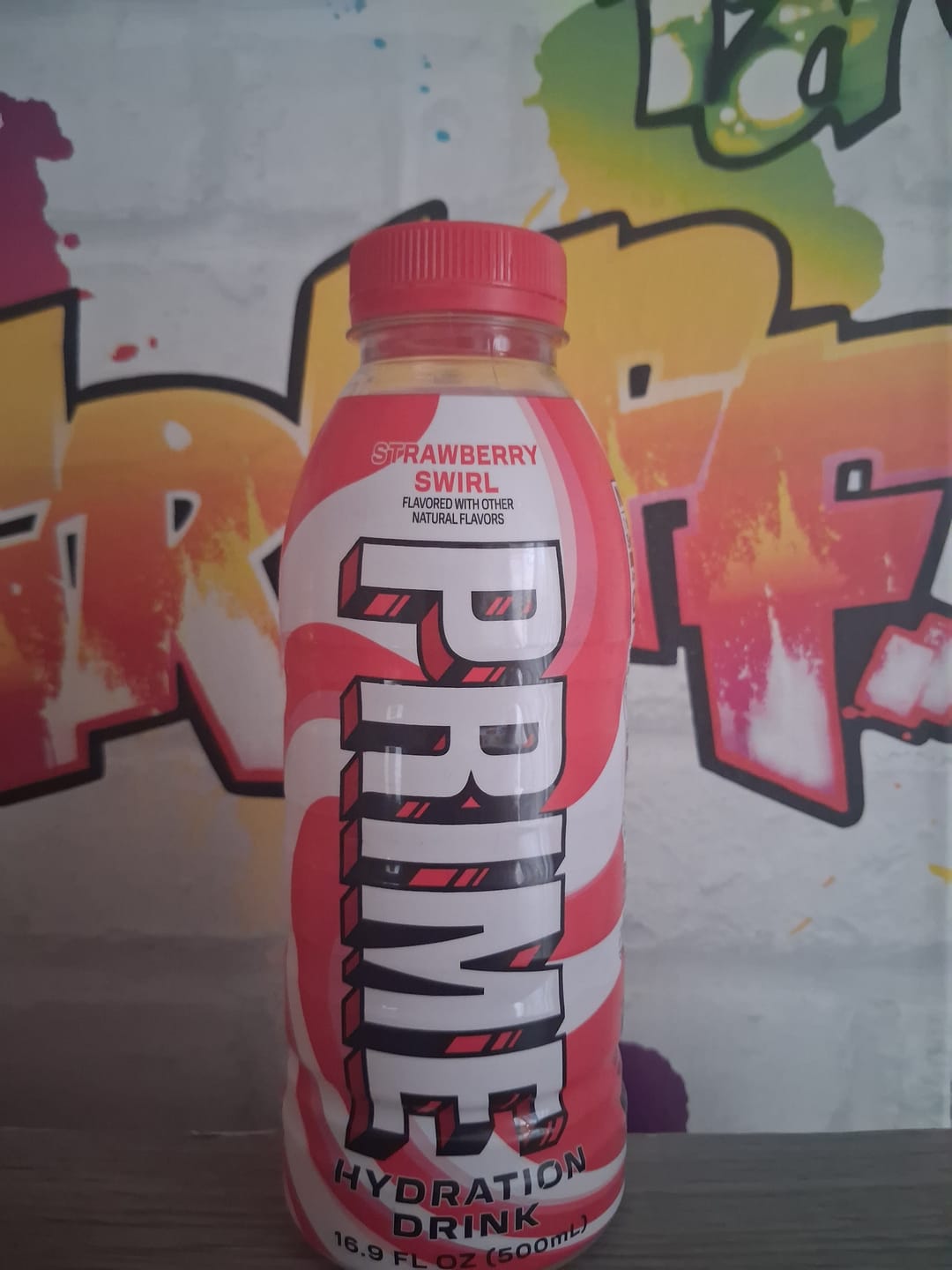 Customer photo review of PRIME Hydration Strawberry Swirl 500ml Bottle – Limited Edition 🍓