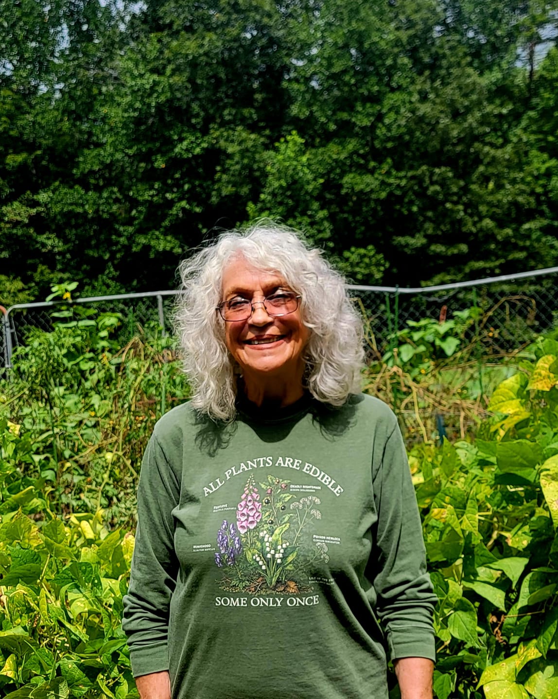Customer photo review of All Plants Are Edible LS T-Shirt