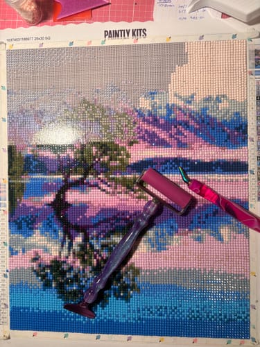 Customer photo review of Lake Wanaka Dawn Documentary (Diamond Painting)