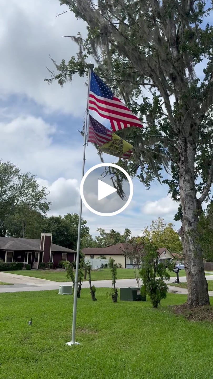 Customer video review of Heavy Duty American Nylon Flag - Made In USA
