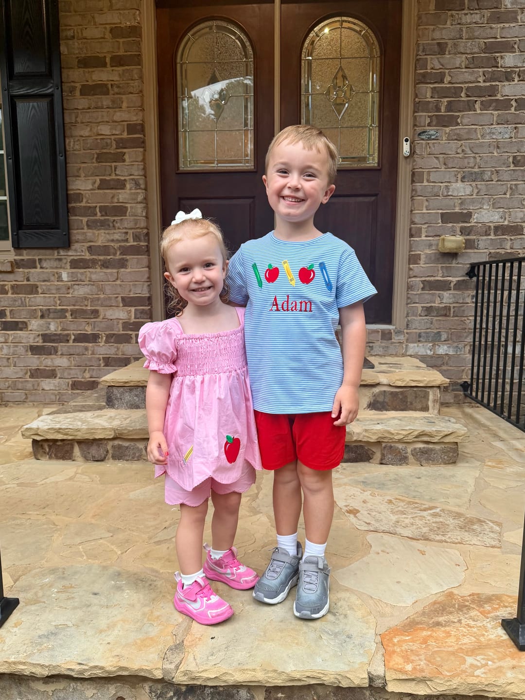 Customer photo review of You Rule Pink Hannah Short Set