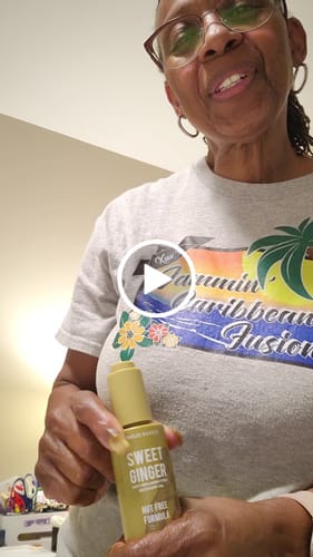 Customer video review of [Nut-Free] Sweet Ginger Dry Oil for Sensitive Skin