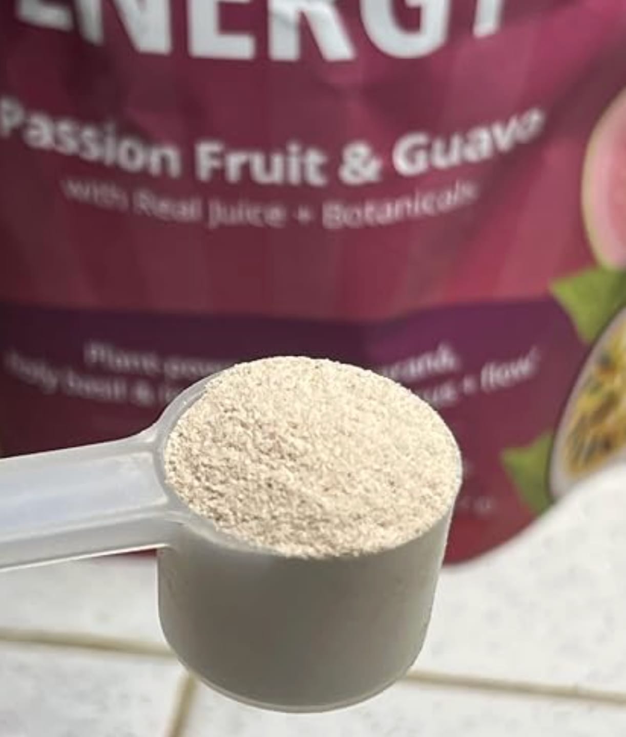 Customer photo review of Yerba Mate Energy Tea Drink Mix