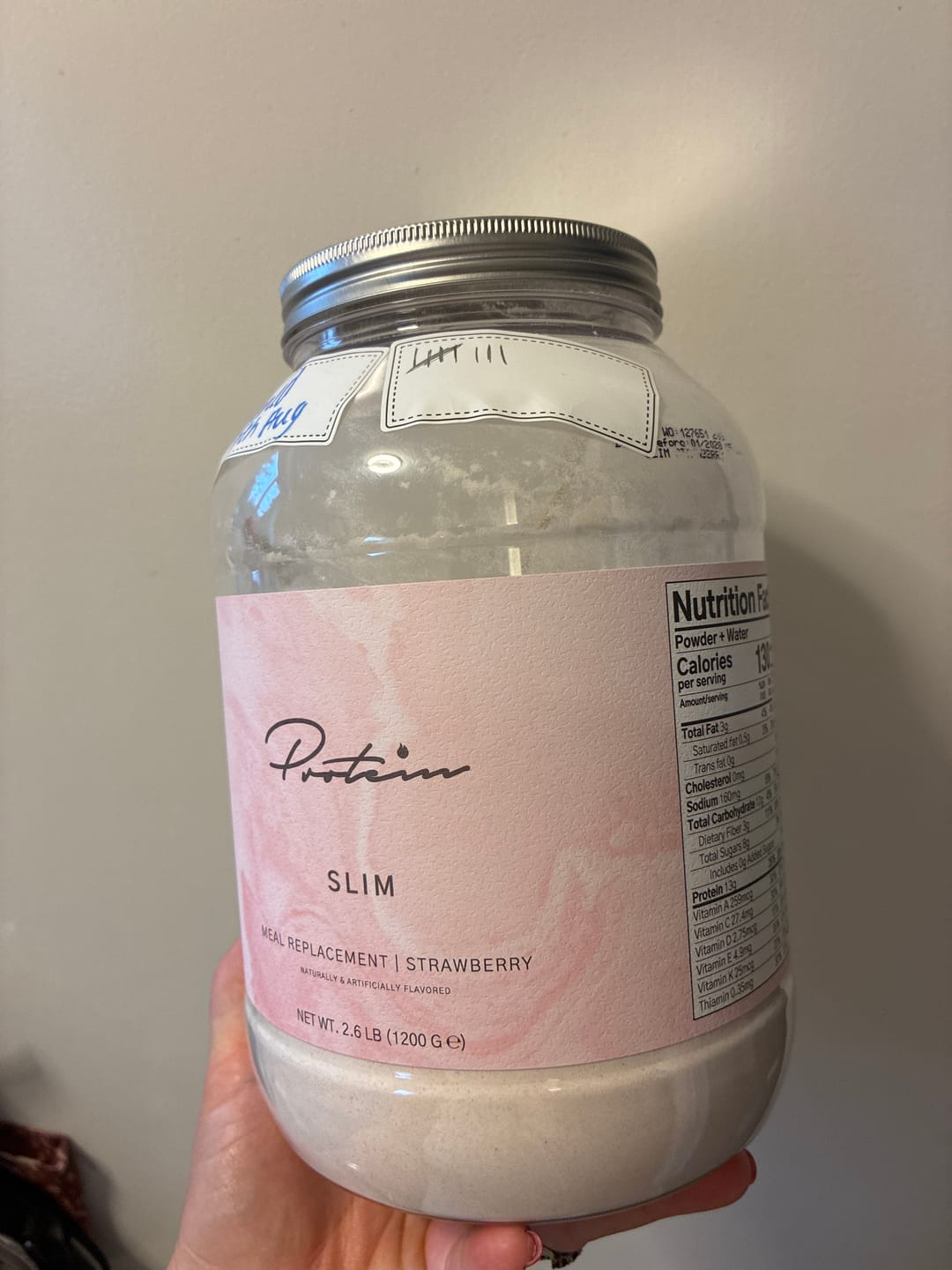 Customer photo review of Slim Meal Replacement | 34 Servings one