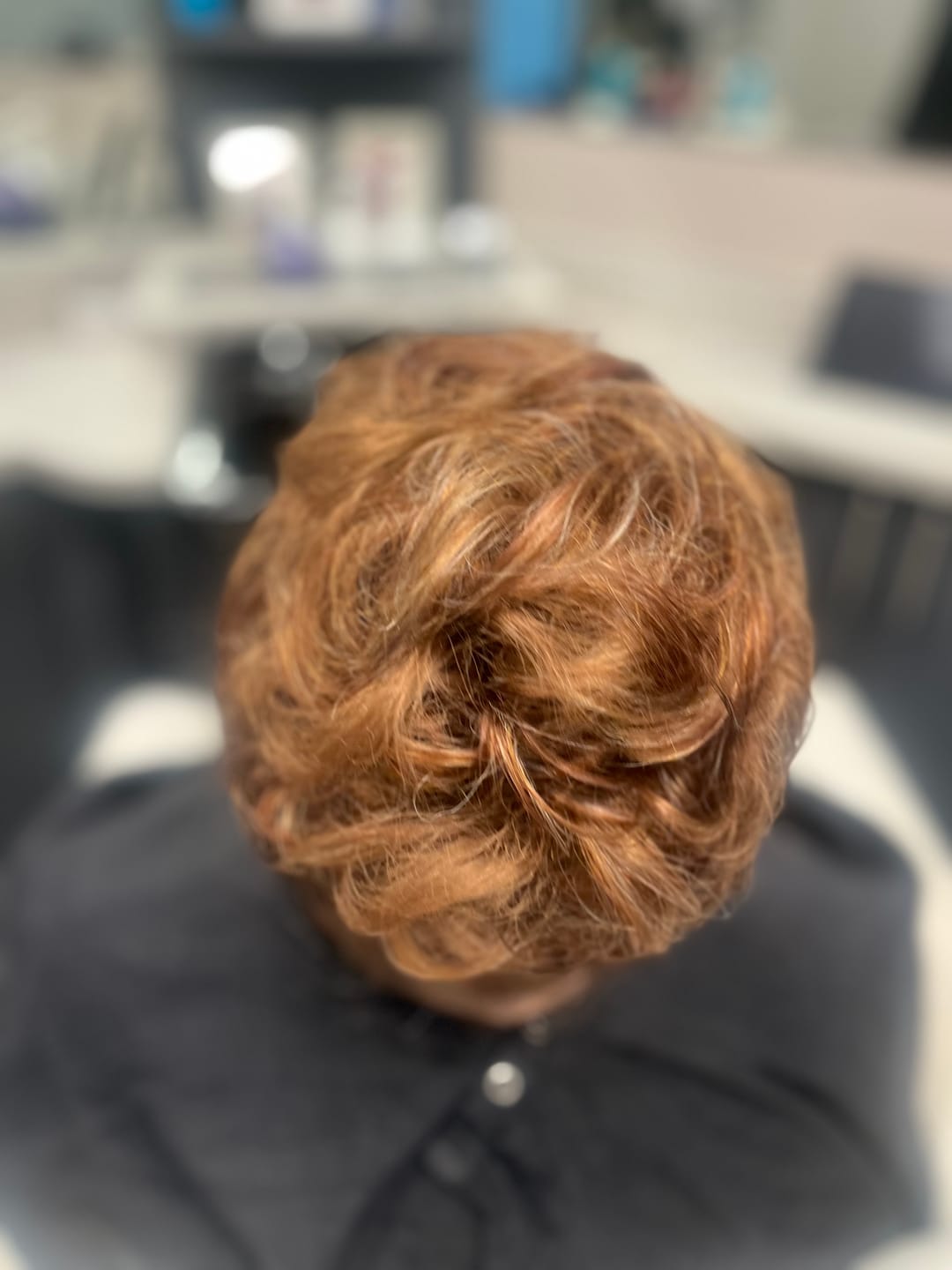 Customer photo review of Messy Bun Hair Piece – Curly Synthetic Hair Bun