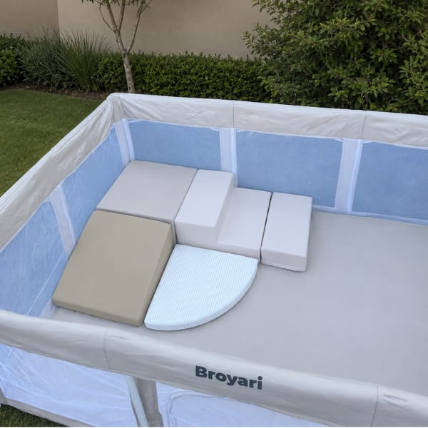 Customer photo review of Foamblokken Speelset – Montessori Klimset Beige | Broyari