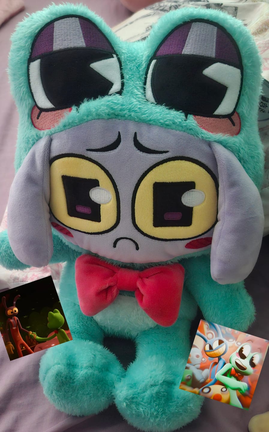 Customer photo review of Ribbit-Suit Jax Plush