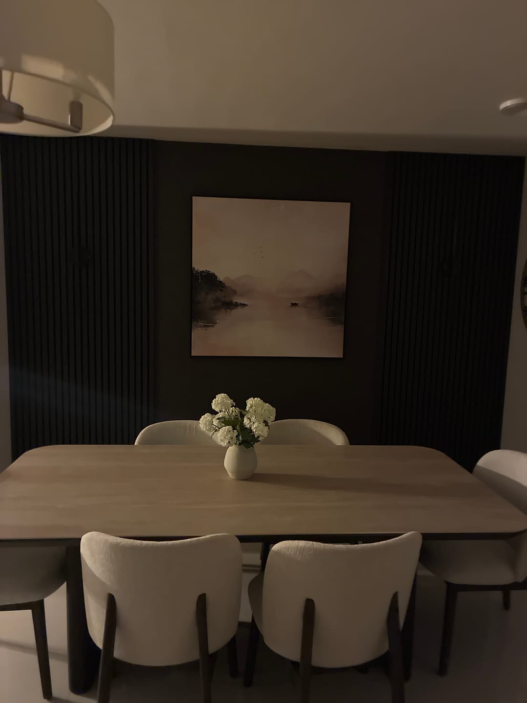 Customer photo review of Acoustic Slat Wall Panels Wooden Decorative Wall Panels Black Oak Premium 2.4m x 0.6m