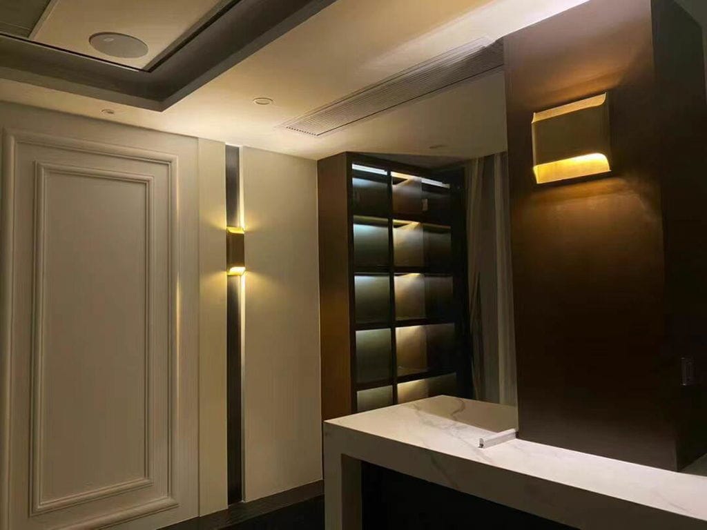 Customer photo review of Wall Sconce, Leclerc Solid Brass, E14 or G9, Brass or Matte Black