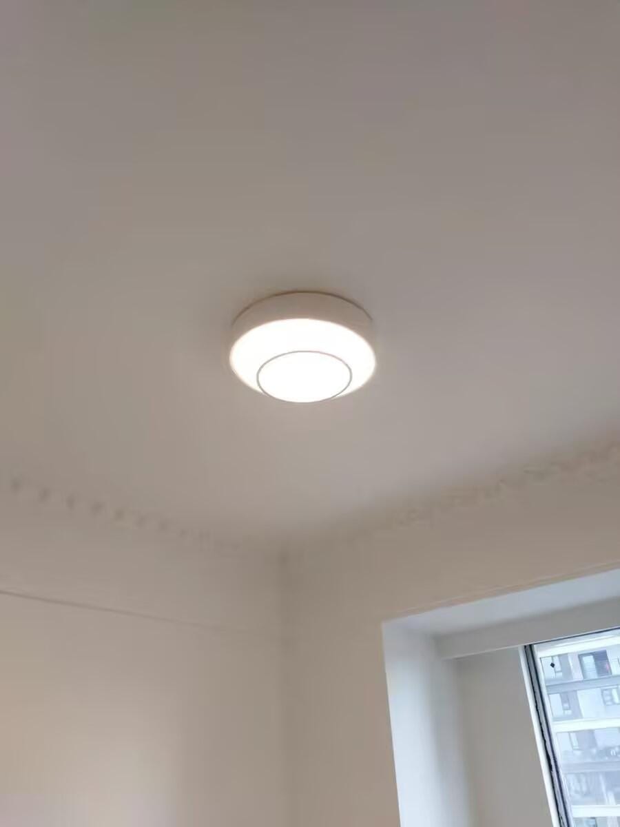 Customer photo review of Melody Ceiling Light, Cylinder Shade, Integrated LED, White Grey Black