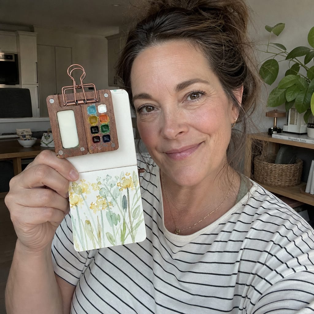Customer photo review of the watercolor kit