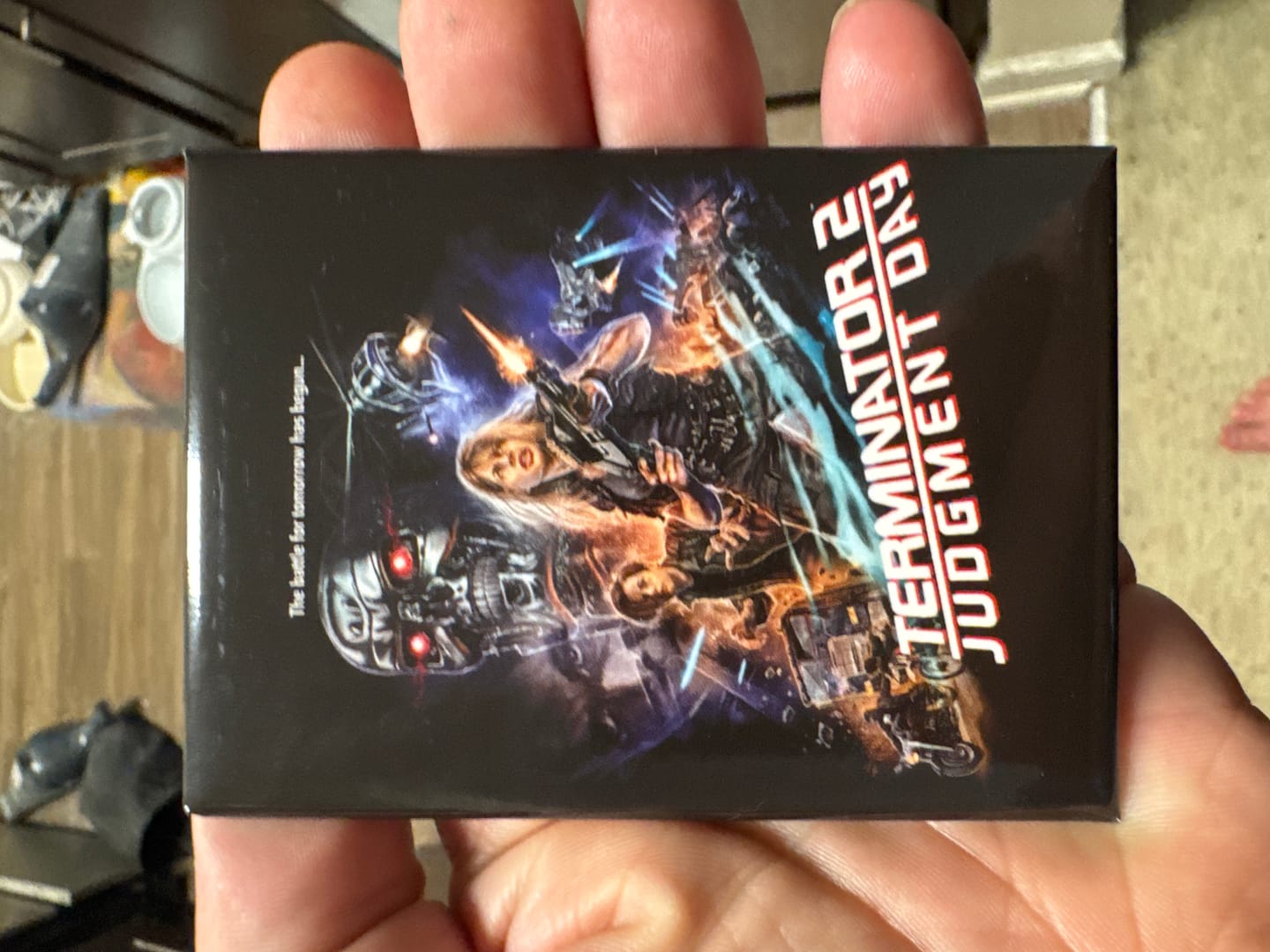 Customer photo review of TERMINATOR 2: BATTLE FOR TOMORROW - FRIDGE MAGNET