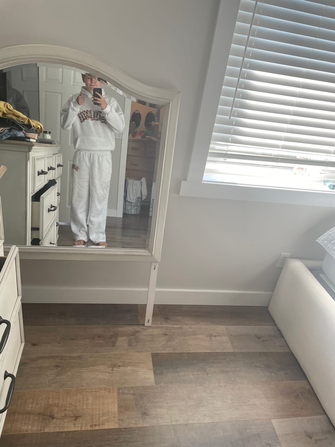 Customer photo review of Leopard Patchwork Hoodie & Trousers Set