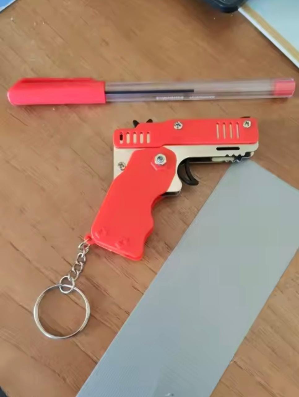 Customer photo review of Mini Pistola Lanza Ligas
