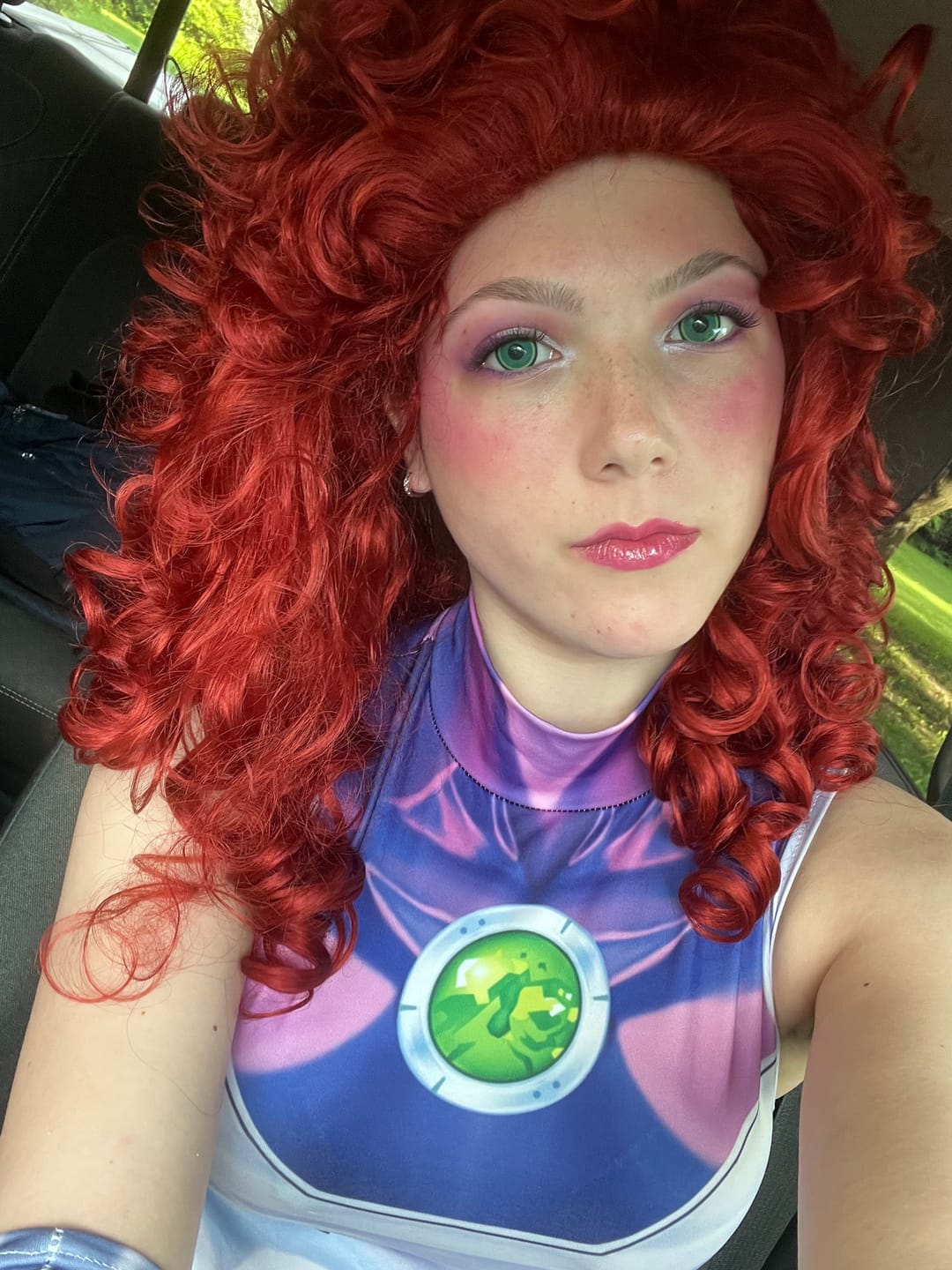 Customer photo review of PRIMAL ® Anya Forger Green Cosplay Contact Lenses