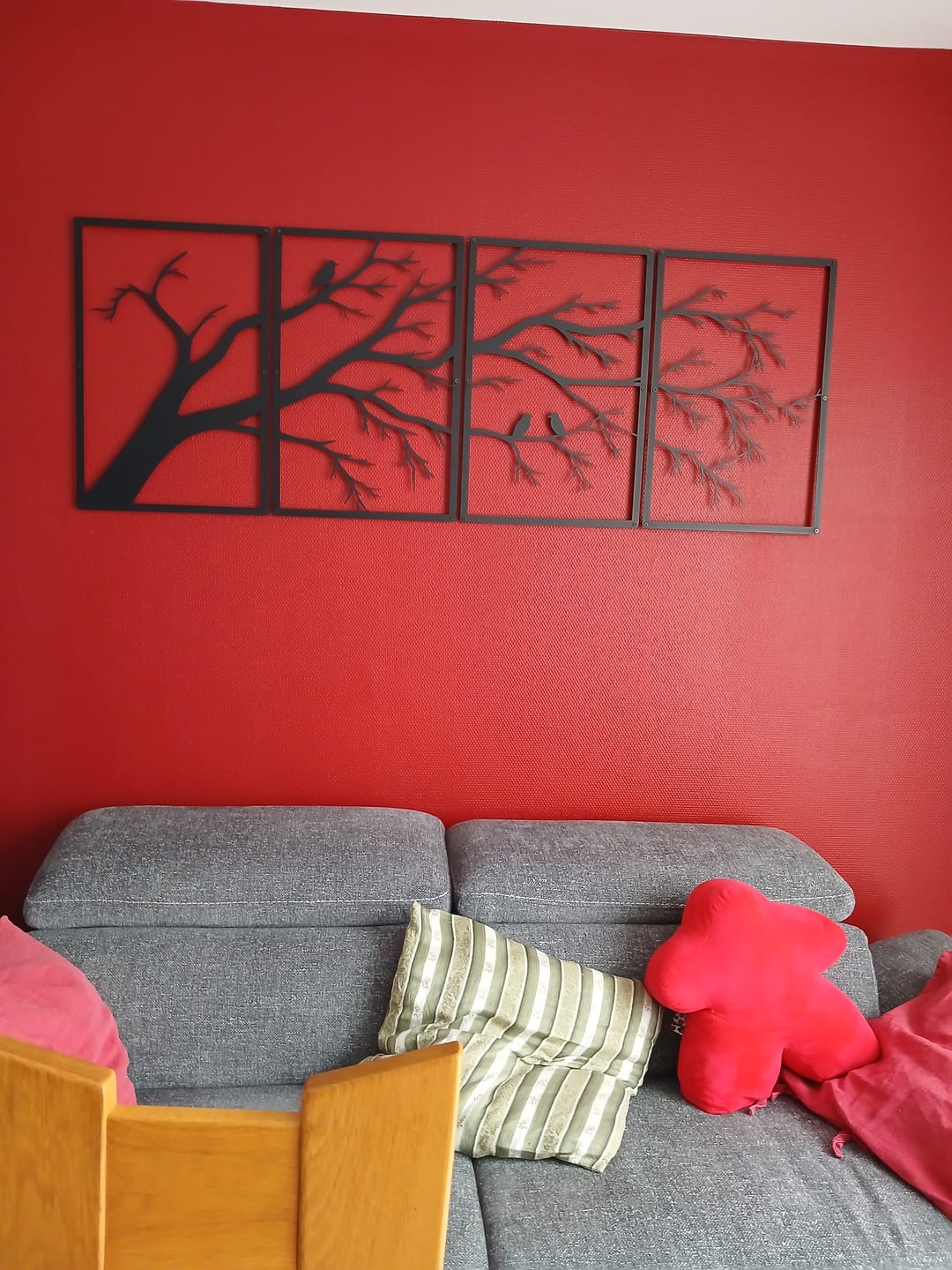 Customer photo review of Décoration Murale en Métal - Quadra Branches