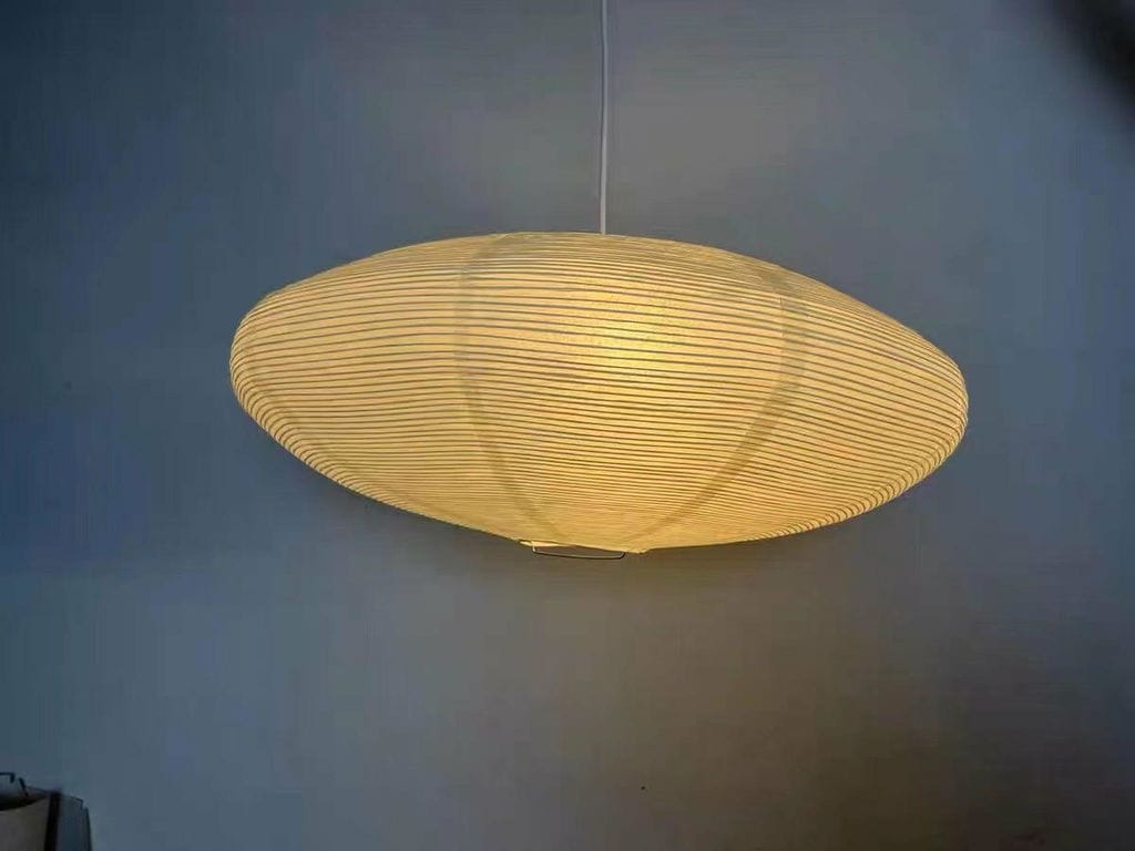Customer photo review of Pendant Light, Handcrafted Washi Paper Shade, E26/E27, 15A 21A 26A