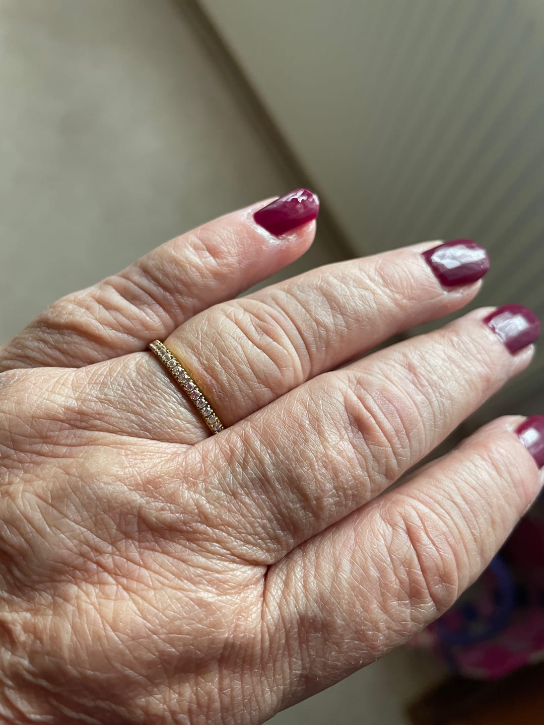 Customer photo review of Shine Ring | 18K vergoldet
