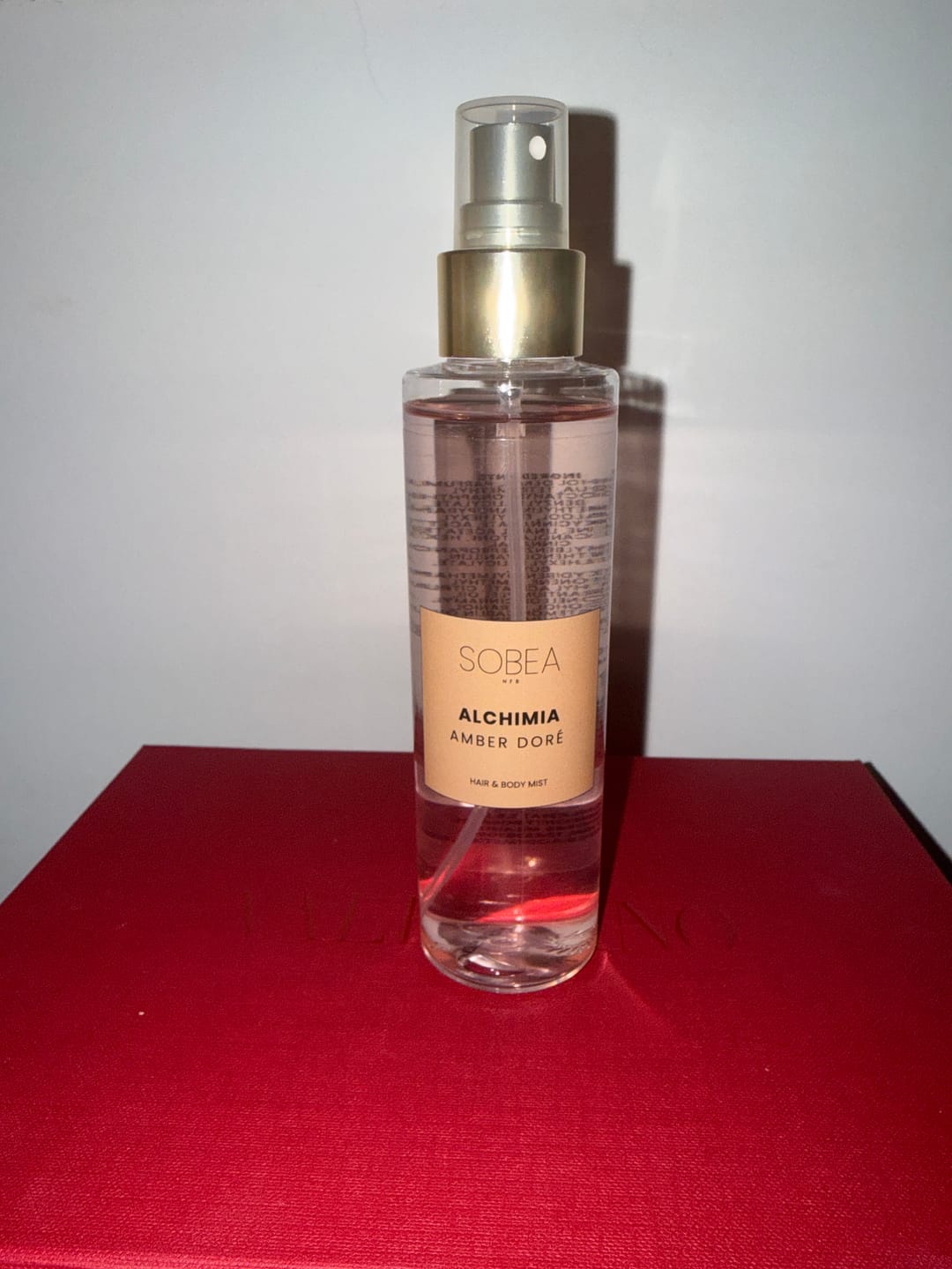 Customer photo review of ALCHIMIA Hair & Body Mist