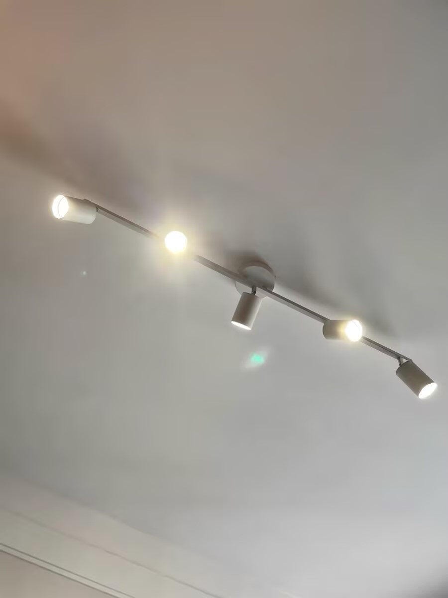 Customer photo review of Track Ceiling Light, Adjustable Spotlight Heads, Integrated LED, 24 Degree Beam