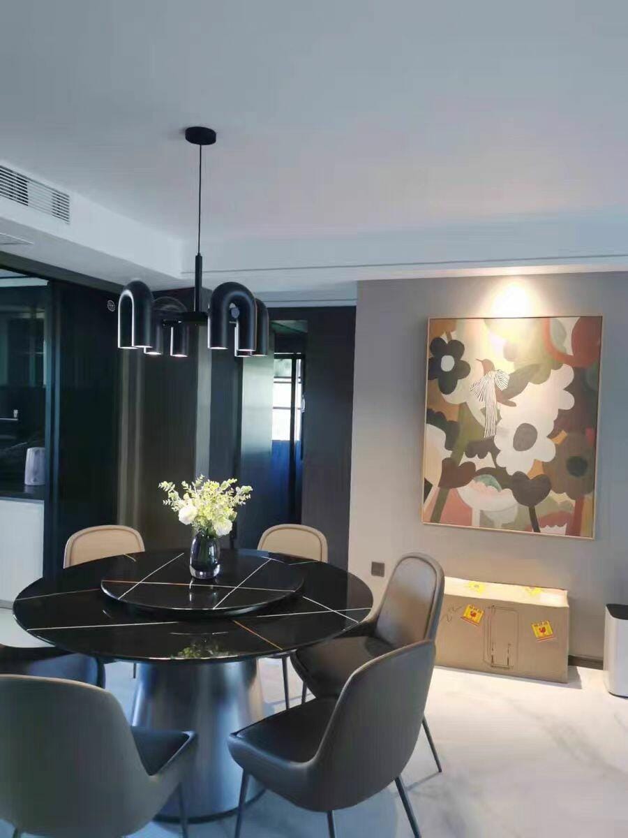 Customer photo review of Cirkus Chandelier, Integrated LED, Movable U-Heads, Linear or Circular
