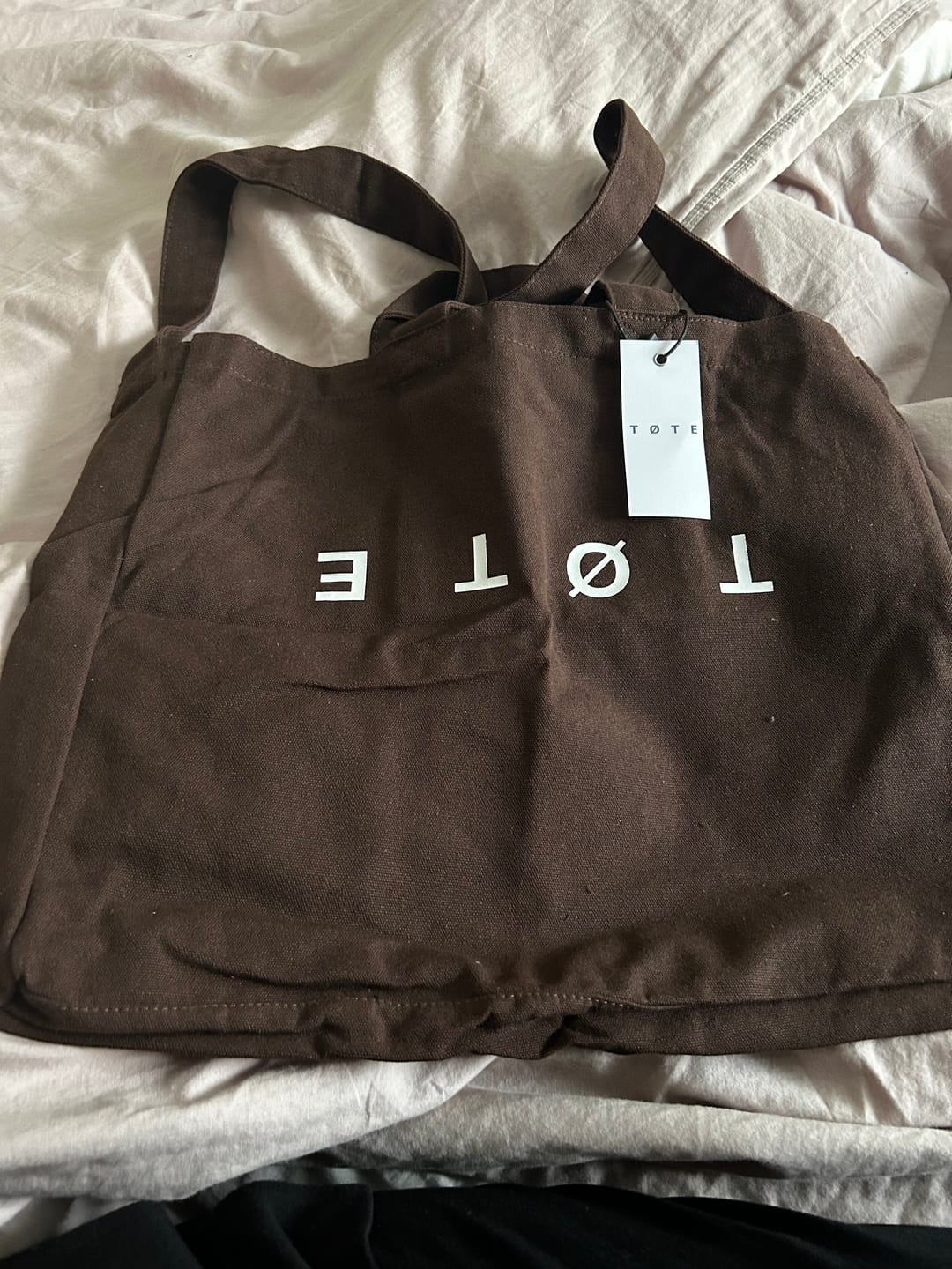 Customer photo review of Brown TØTE Bag