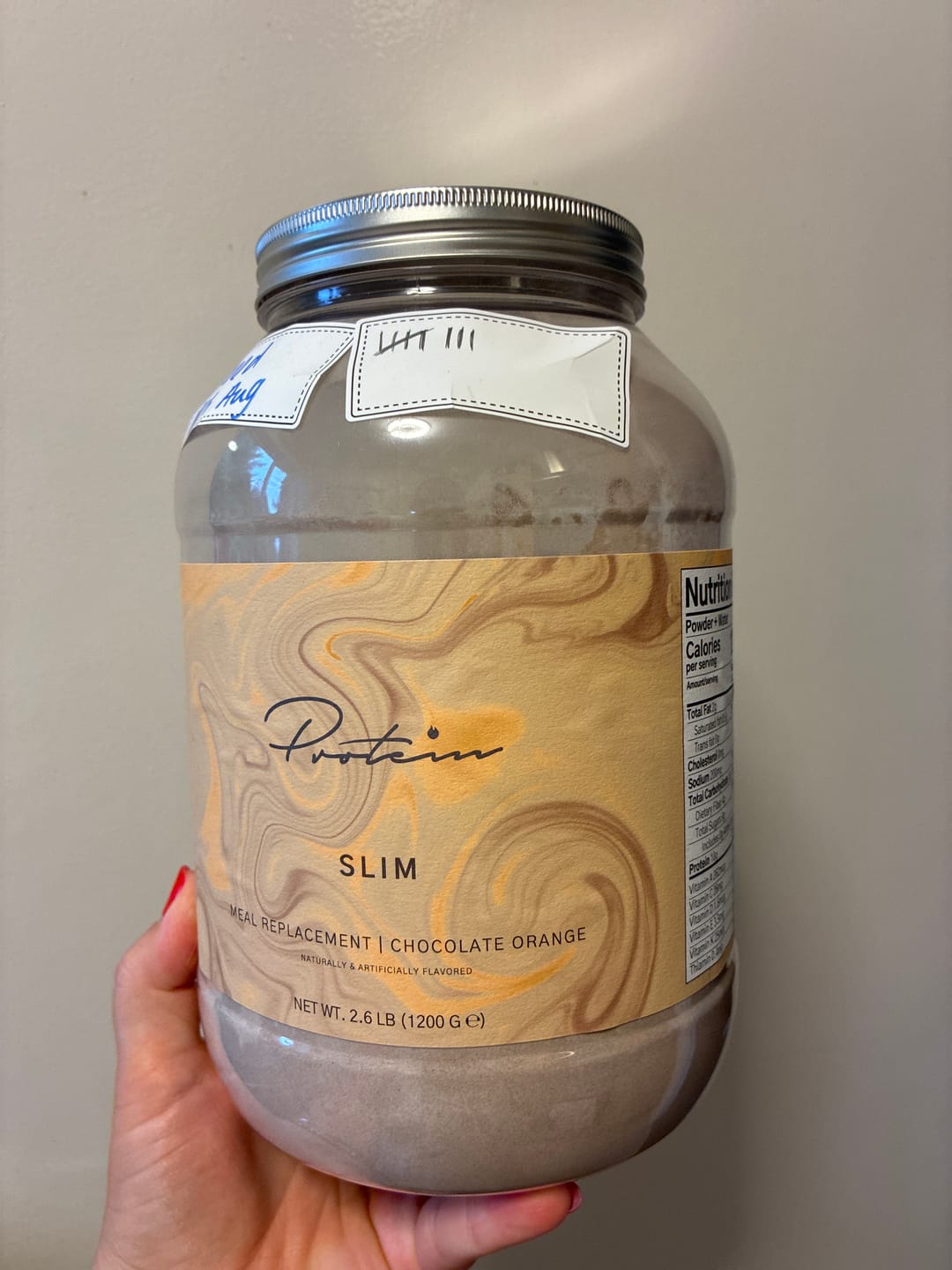Customer photo review of Slim Meal Replacement | 34 Servings two