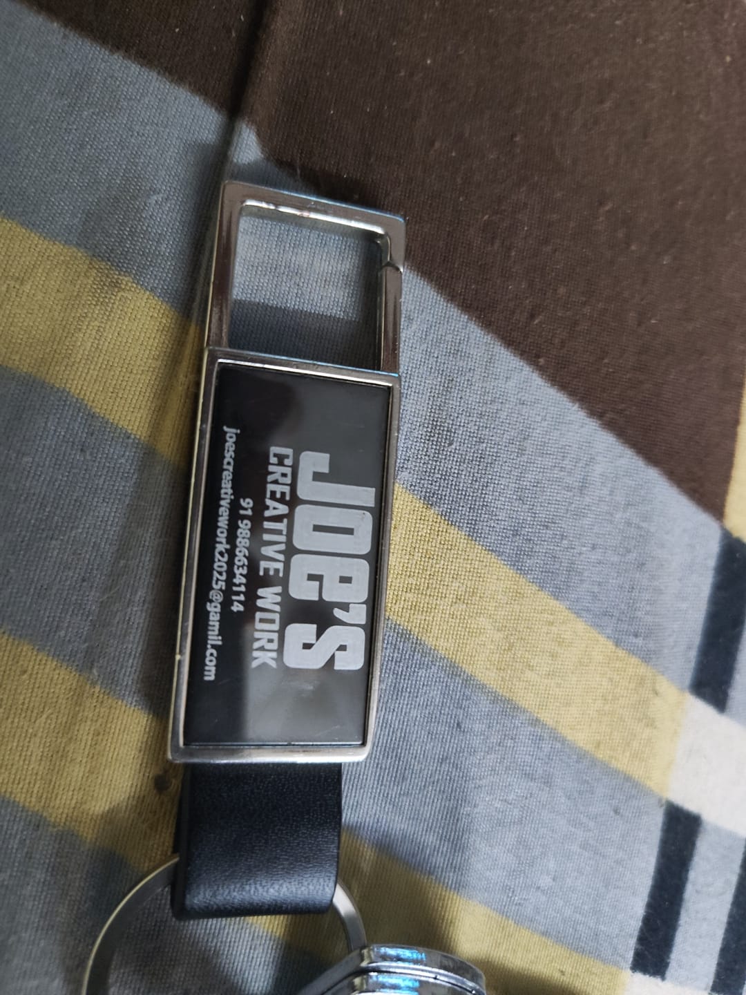 Customer photo review of Premium Metal Keychain | Best for Corporate Gifting | PrintMine.in