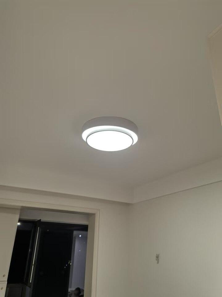 Customer photo review of Melody Ceiling Light, Cylinder Shade, Integrated LED, White Grey Black