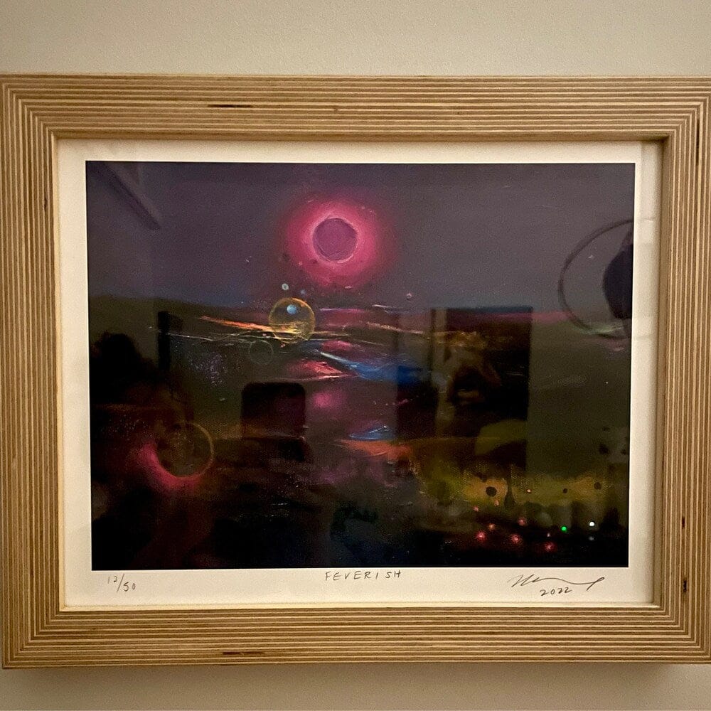 Customer photo review of Baltic Birch Plywood 'Square Profile' Picture Frames