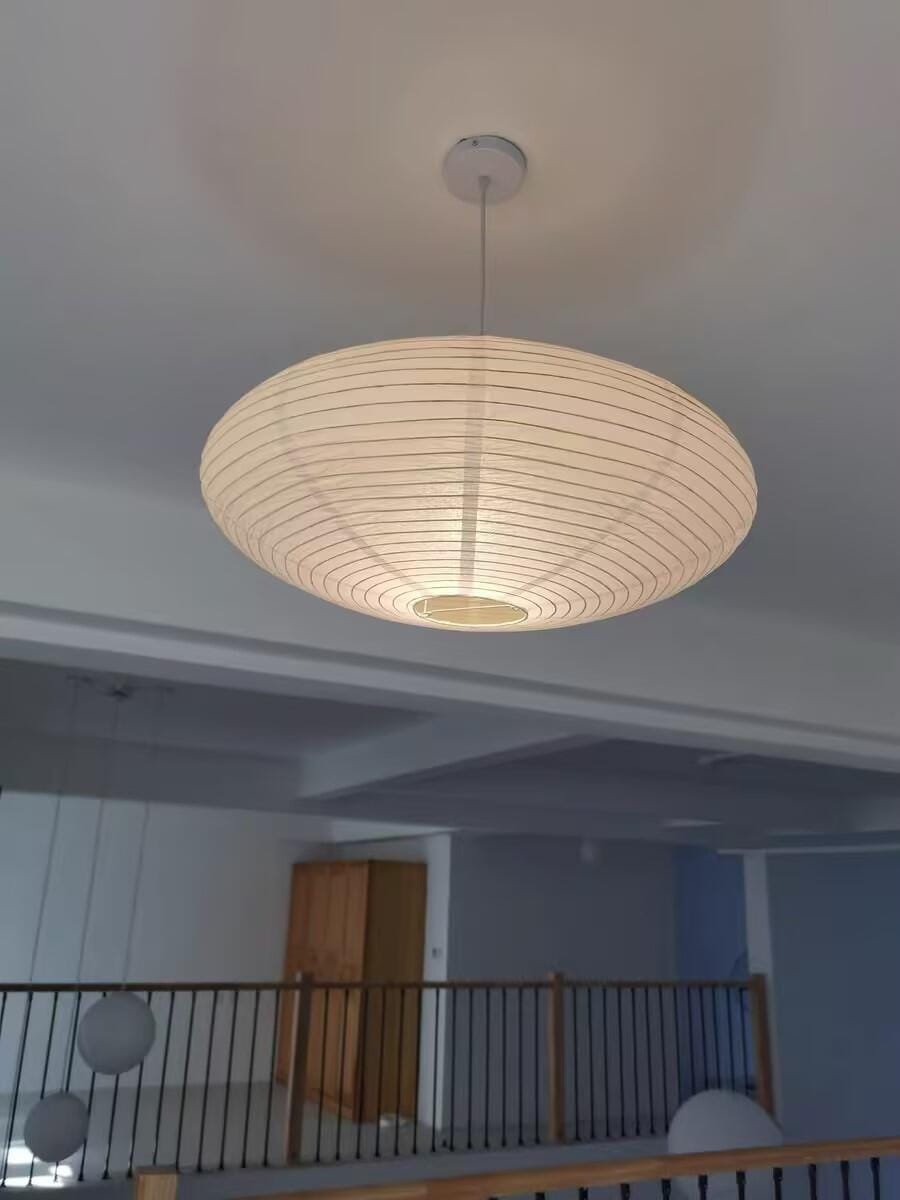 Customer photo review of Pendant Light, Handcrafted Washi Paper Shade, E26/E27, 15A 21A 26A