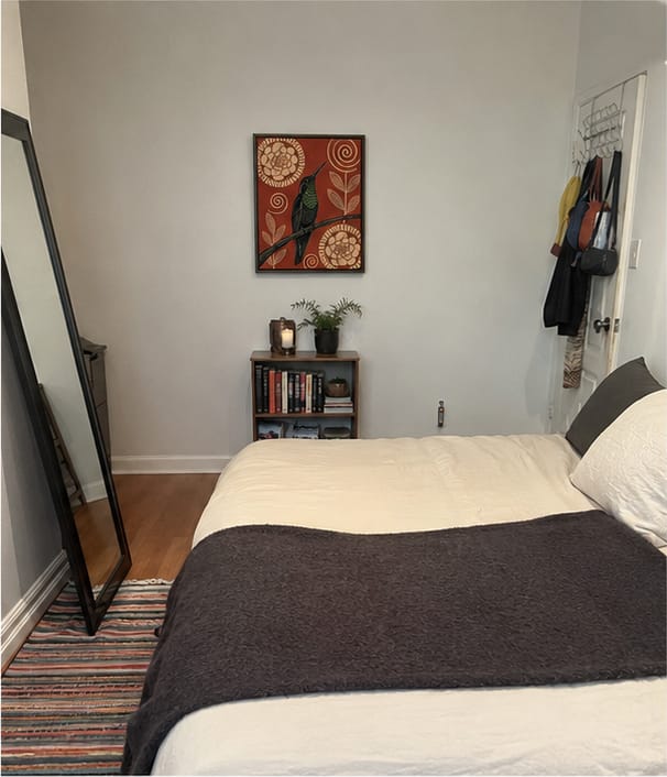 Customer photo review of Hummingbird Canvas Wall Art