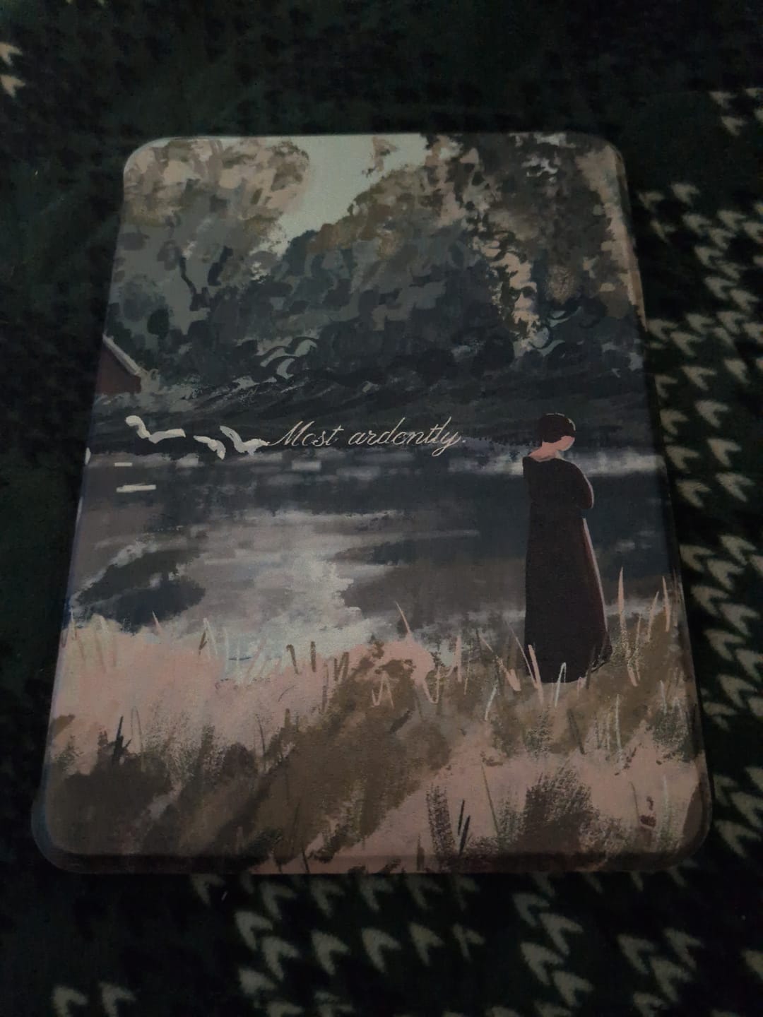Customer photo review of Most Ardently - Kindle Case