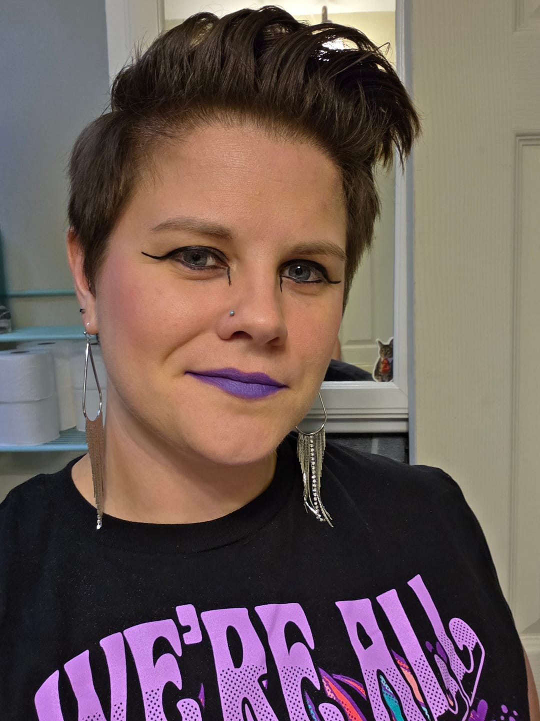 Customer photo review of Island Punch | Bold Effect Lipstick | REK Cosmetics
