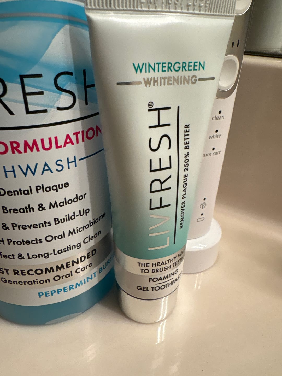 Customer photo review of LIVFRESH Wintergreen - 1 Pack