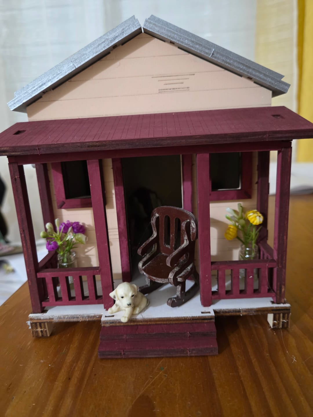 Customer photo review of Casita de Campo Alegría | Kit DIY Madera y Pintura