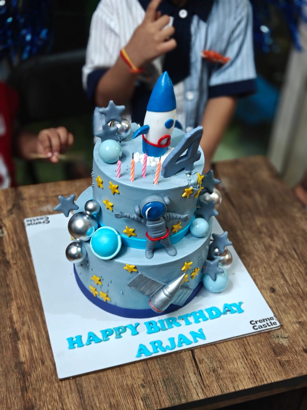 Customer photo review of Rocker Astronaut Cake