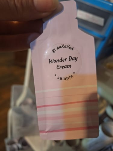 Customer photo review of Large Transparent Round Labels - 150 per roll
