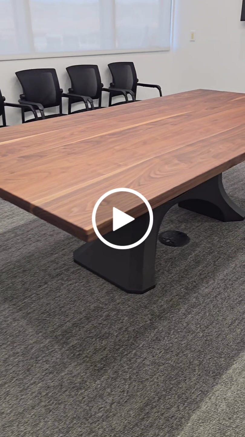 Customer video review of Luxury Dining Table Base 28" H for DIY Furniture Projects - 310 Hoshi