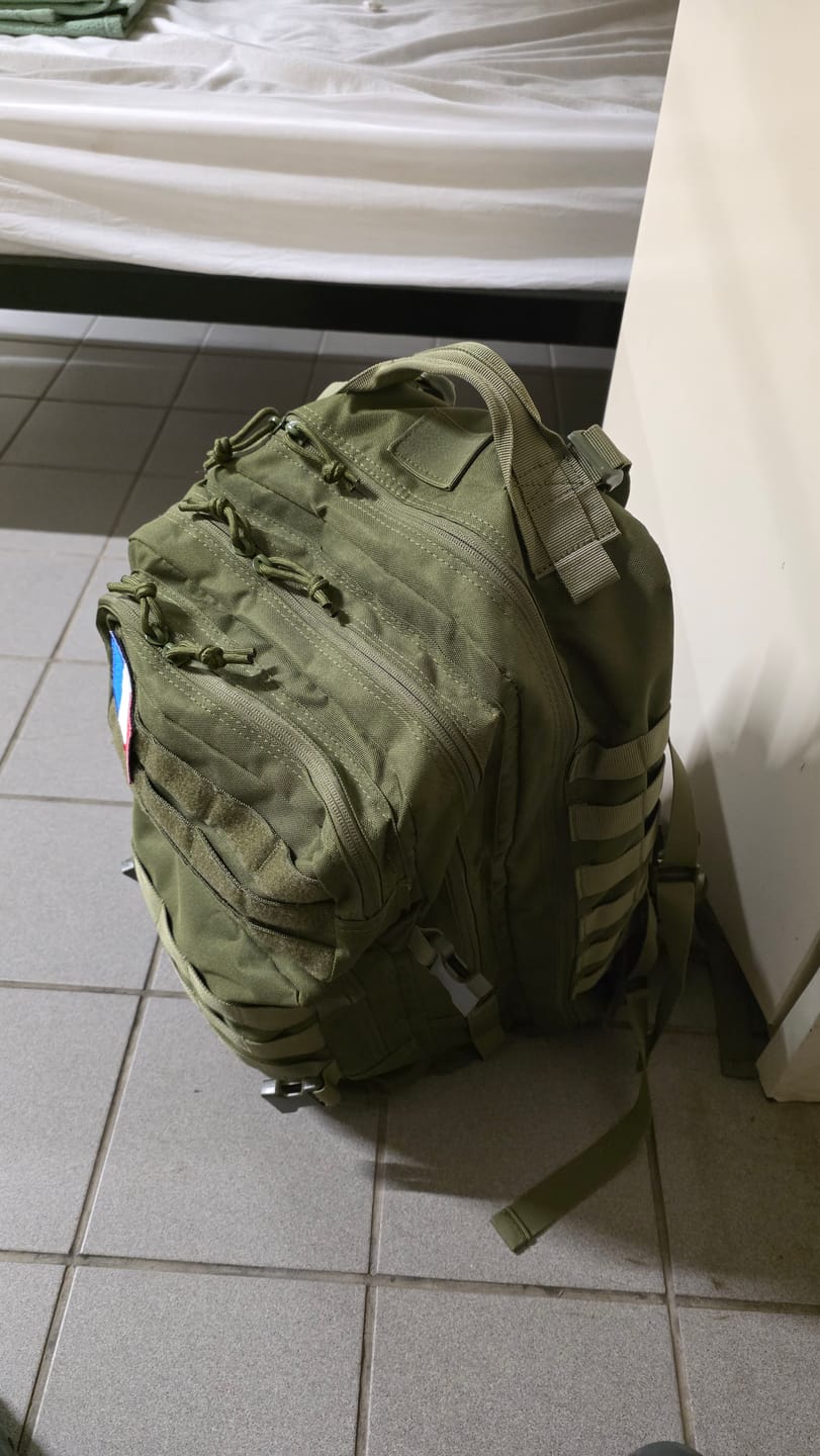 Customer photo review of Sac Militaire Français 50L