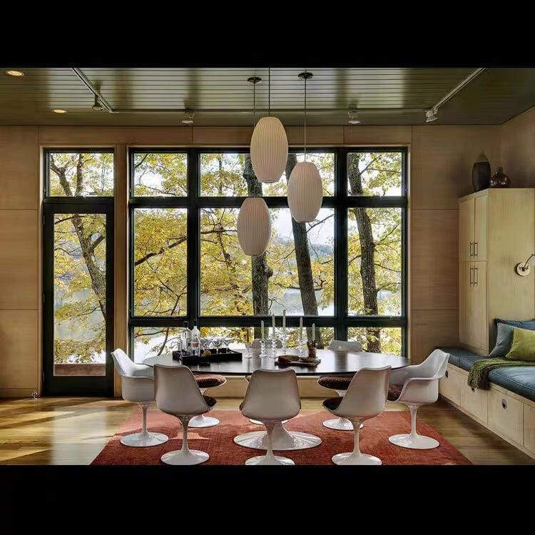 Customer photo review of Pendant Light, Crisscross Bubble, Mulberry Silk, Steel Wireframe, E26