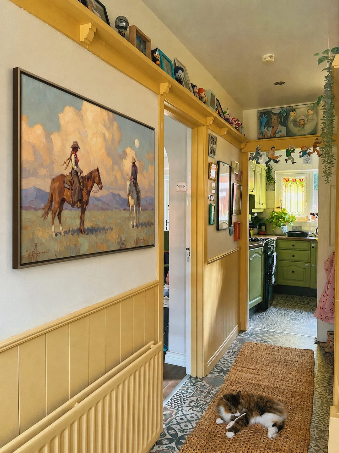 Customer photo review of Western Landscapes Art｜Riders Beneath the Desert Moon
