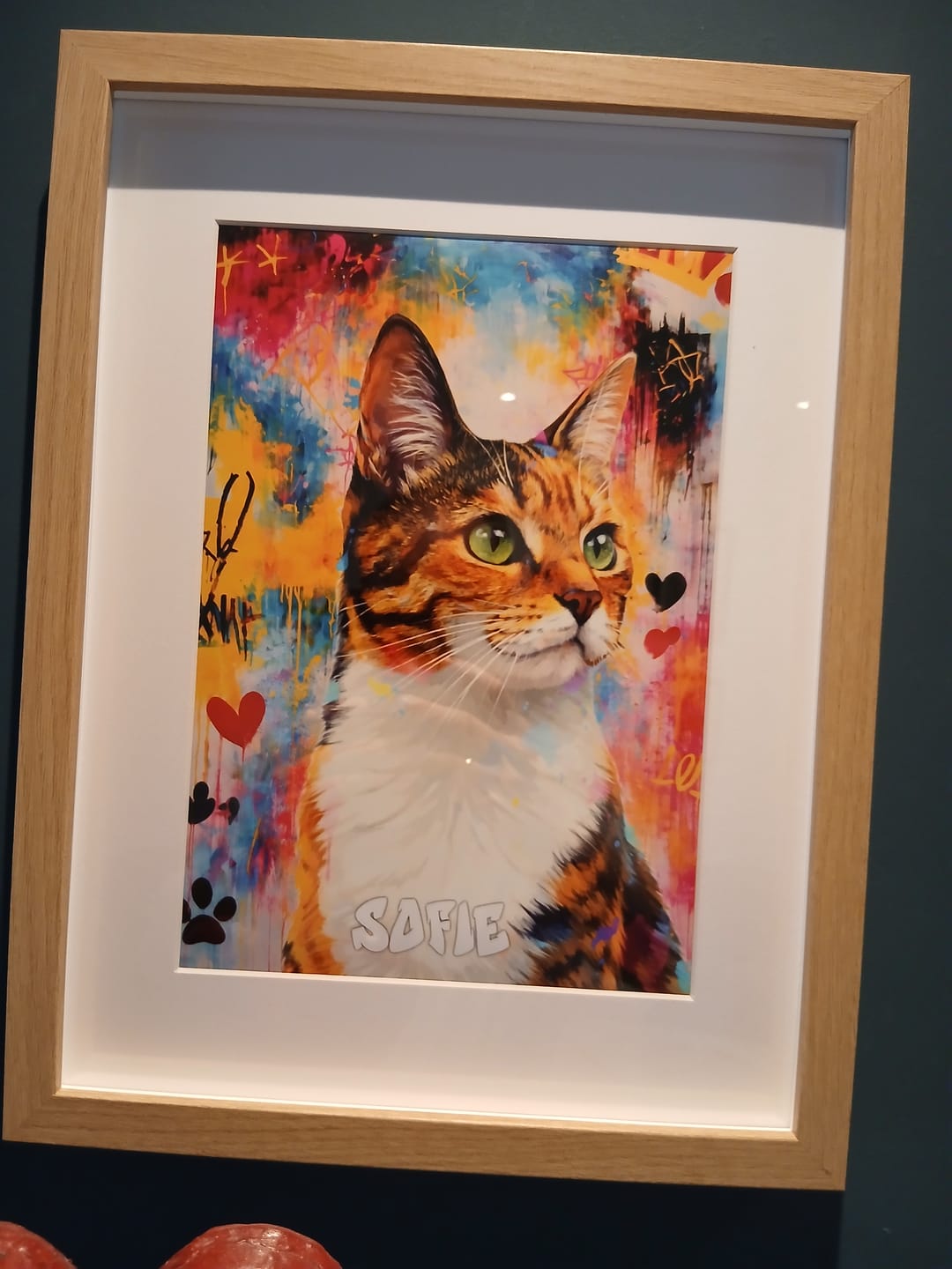 Customer photo review of Personalised Poster - Graffiti