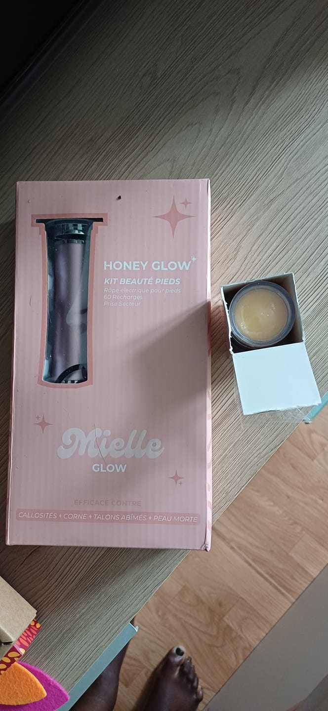 Customer photo review of ✨ HoneyGlow™ – Kit Beauté Pieds
