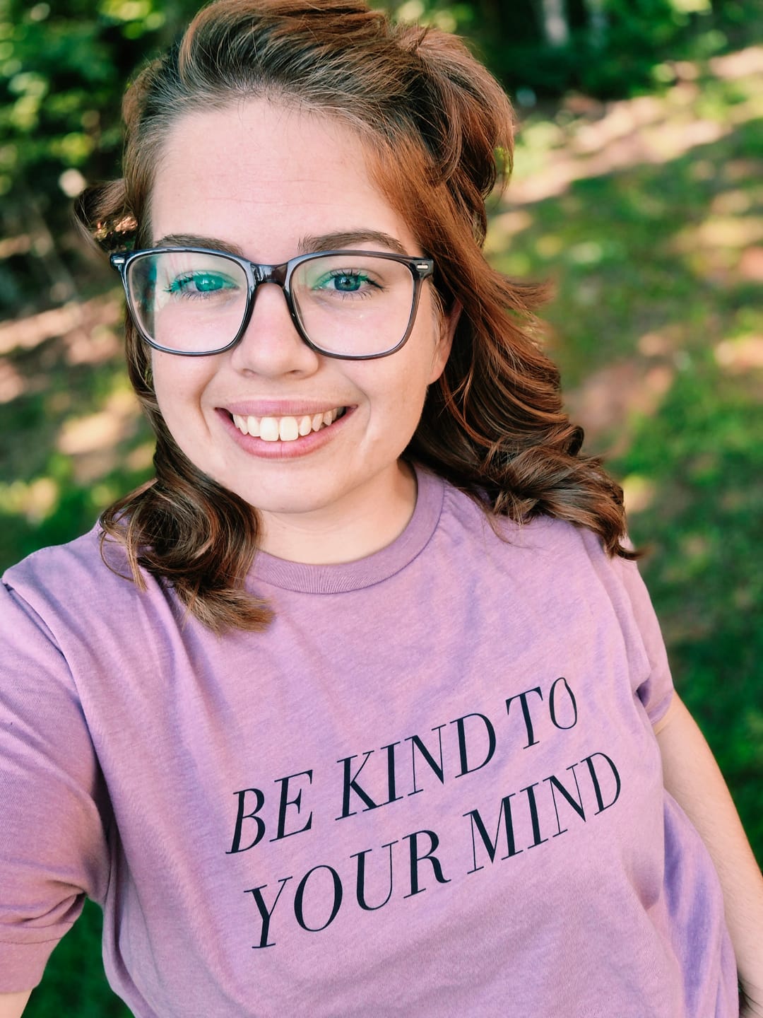 Customer photo review of Be Kind To Your Mind T-Shirt